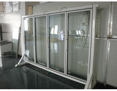 Freezer glass door